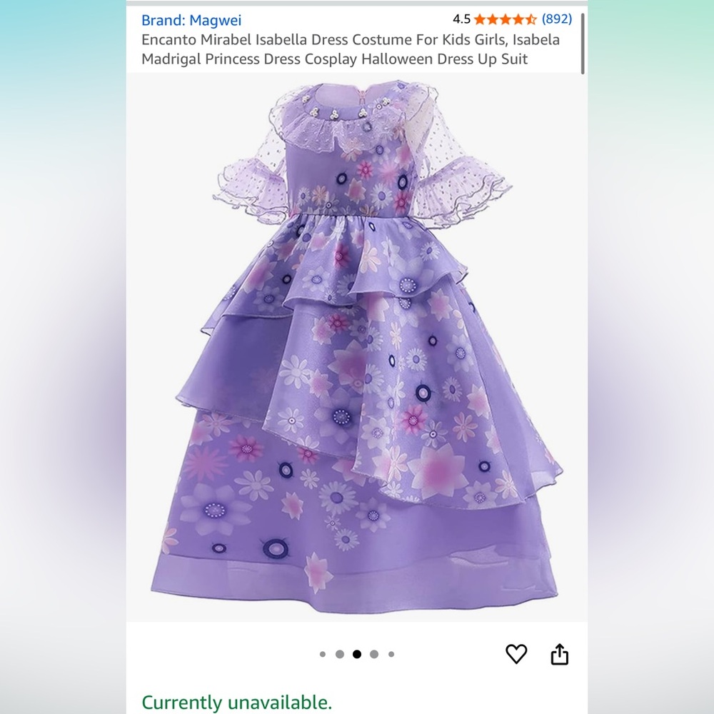 Isabel Madrigal (Encanto) Costume